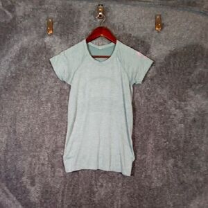 Lululemon Peloton Swiftly Tech Short Sleeve 2.0 Tidewater Teal Vapor Womens 6